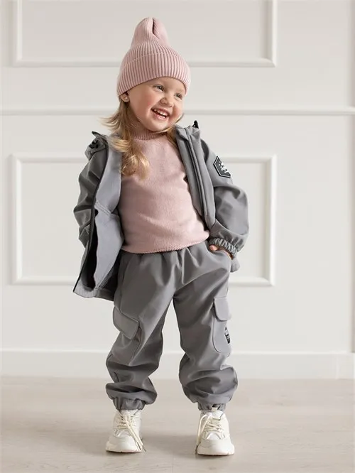 Брюки карго Softshell Gray, серый