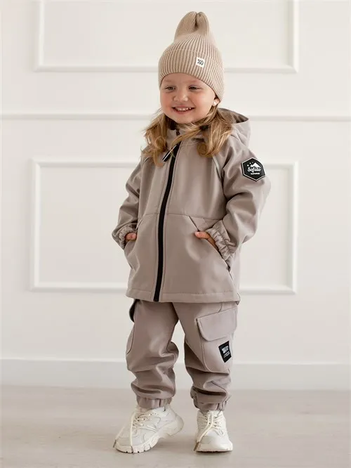 Брюки карго Softshell Beige, бежевый