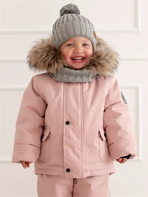 Куртка зимняя мембранная V19 Pink Snow, пудровый Куртка зимняя мембранная V19 Pink Snow, пудровый