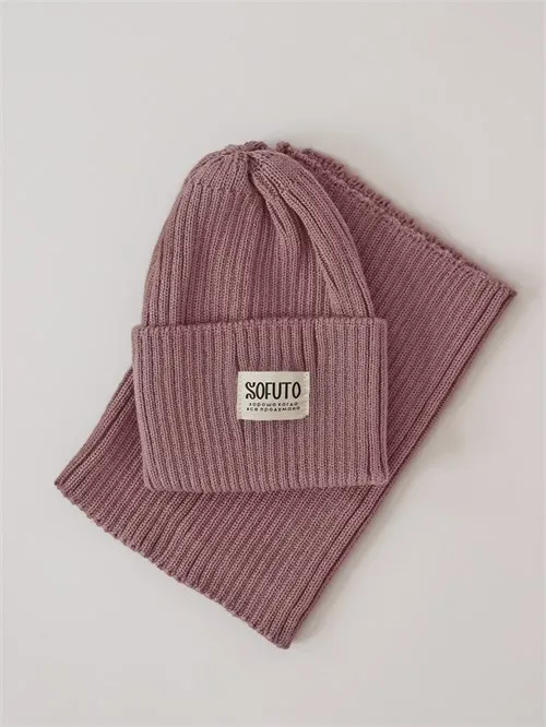 Комплект шапка+снуд Russ Pink, розовый Комплект шапка+снуд Russ Pink, розовый