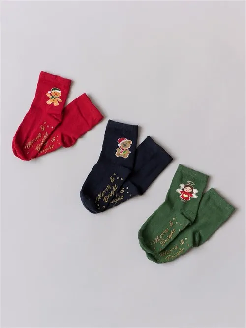 Носочки новогодние M&B зеленый Носочки новогодние M&B зеленый
