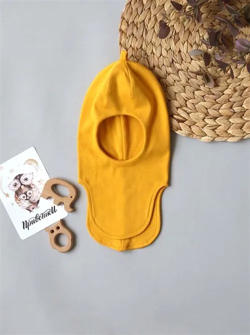 Шапка-шлем демисезонная Mustard Шапка-шлем демисезонная Mustard