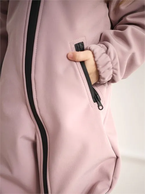 Комбинезон демисезонный Softshell Zefire светло-розовый Комбинезон демисезонный Softshell Zefire светло-розовый