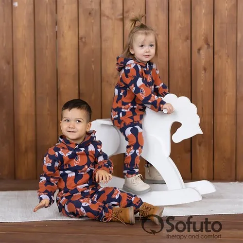 Костюм с жаккардовым рисунком Sofuto kids Foxy Костюм с жаккардовым рисунком Sofuto kids Foxy