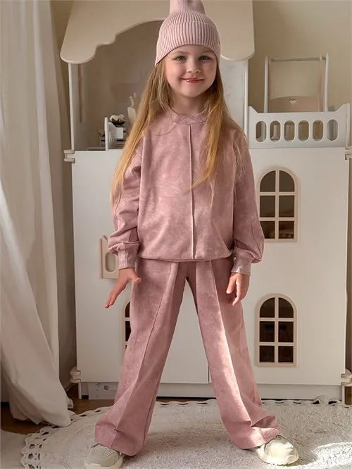 Костюм Fold облегченный vintage pudre, пудровый