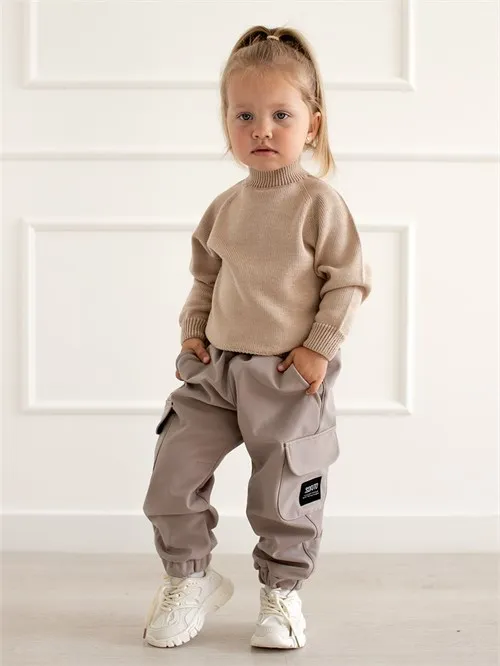 Брюки карго Softshell Beige, бежевый