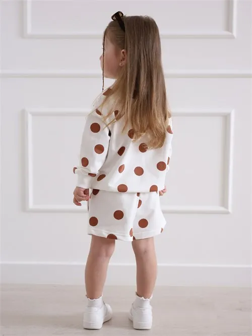 Костюм детский Polka dot мокко, коричневый Костюм детский Polka dot мокко, коричневый