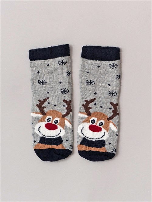 Носочки Snow deer серый