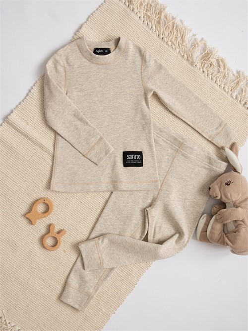 Комплект термобелья Beige, бежевый