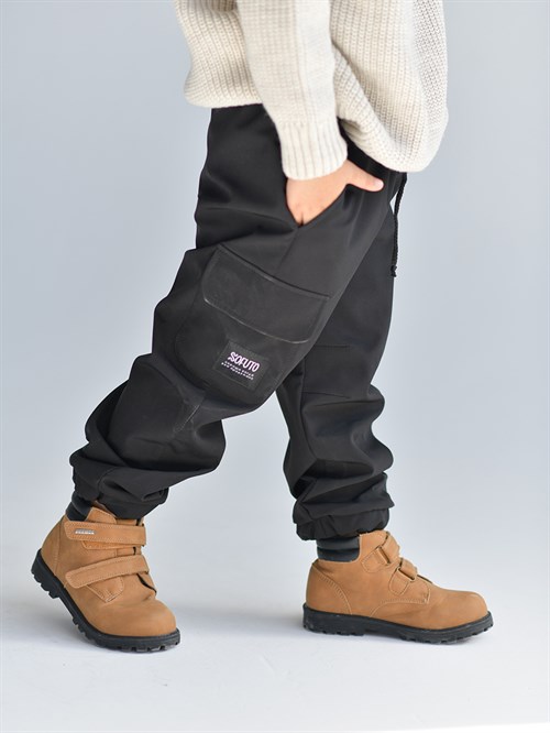 Брюки карго Softshell Black