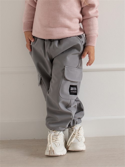Брюки карго Softshell Gray, серый